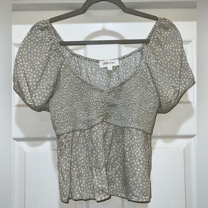 Pink Rose Sz. L flowey top